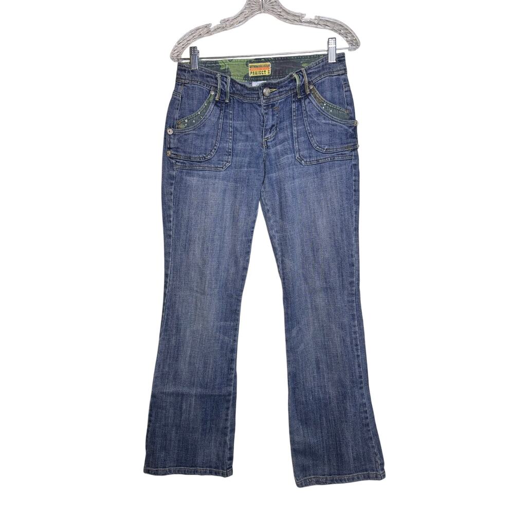 Project Z Vintage Y2K Low-Rise Flare Jeans - Size 7